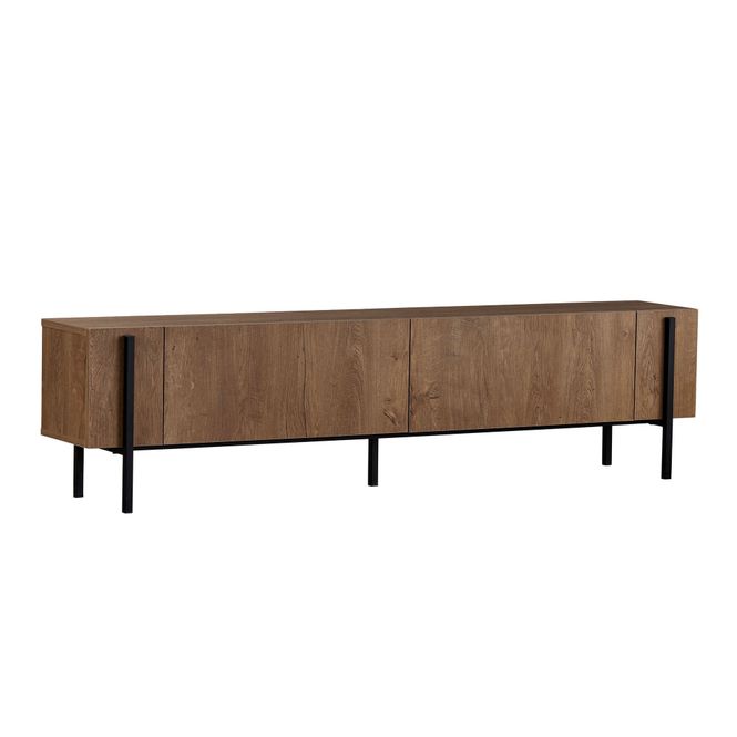 Hovedbilde Nordure Nexus TV-benk – Kafkas Oak / svart