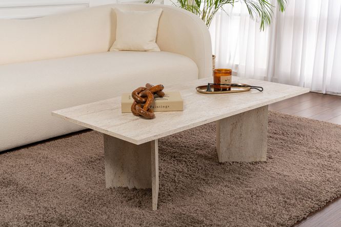 Hovedbilde Nordure Sabin sofabord – Travertine