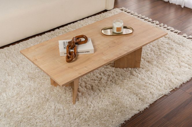 Hovedbilde Nordure Sabin sofabord – Sapphire Oak