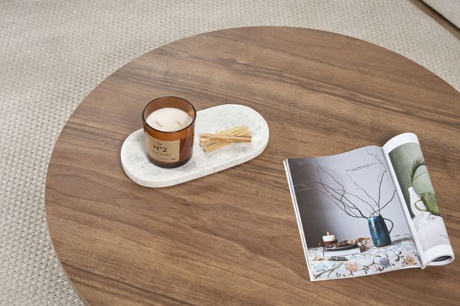 Hovedbilde Nordure Soleil sofabord – Venezia Walnut