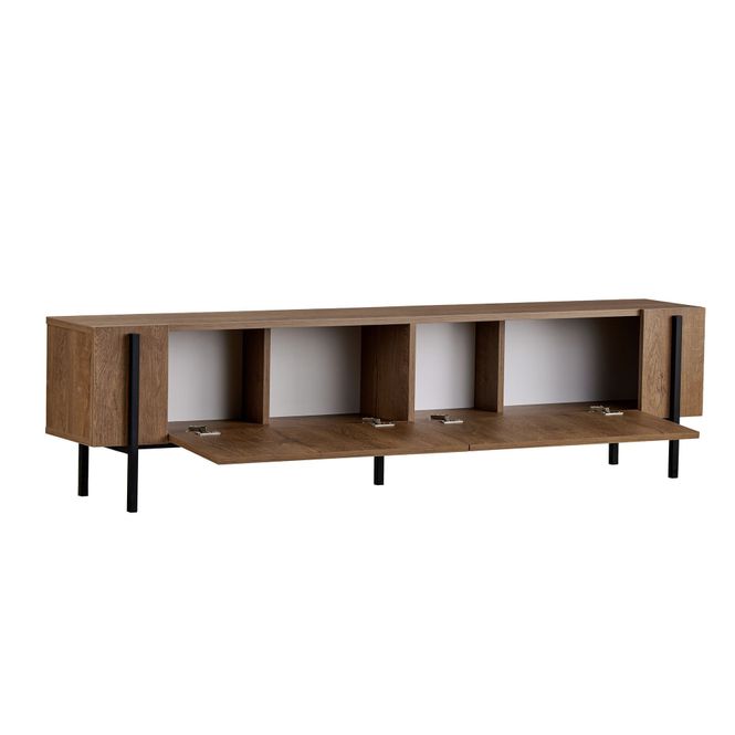 Hovedbilde Nordure Nexus TV-benk – Kafkas Oak / svart