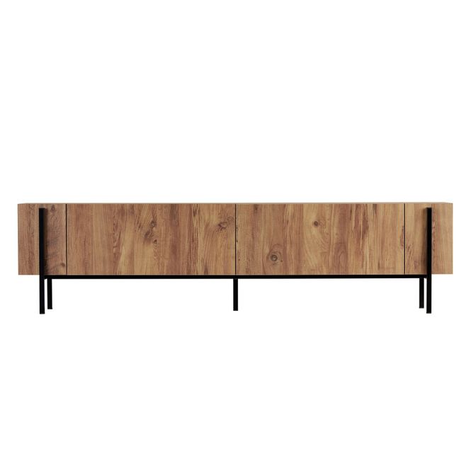 Hovedbilde Nordure Nexus TV-benk – Atlantic Pine / svart