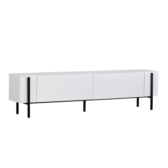Hovedbilde Nordure Nexus TV-benk – hvit / svart