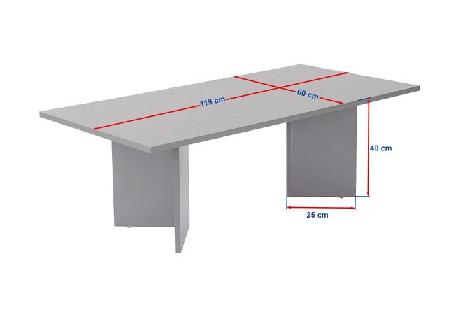 Hovedbilde Nordure Sabin sofabord – Travertine