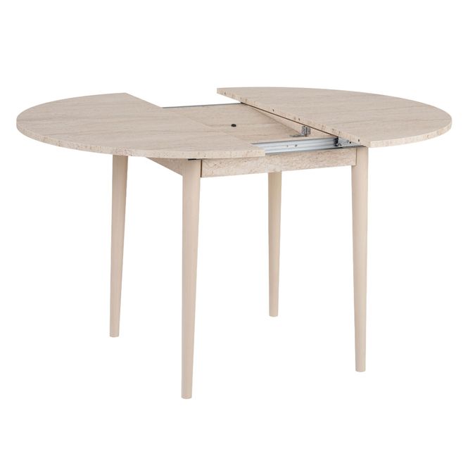 Hovedbilde Nordure Viona uttrekkbart spisebord – Travertine ...
