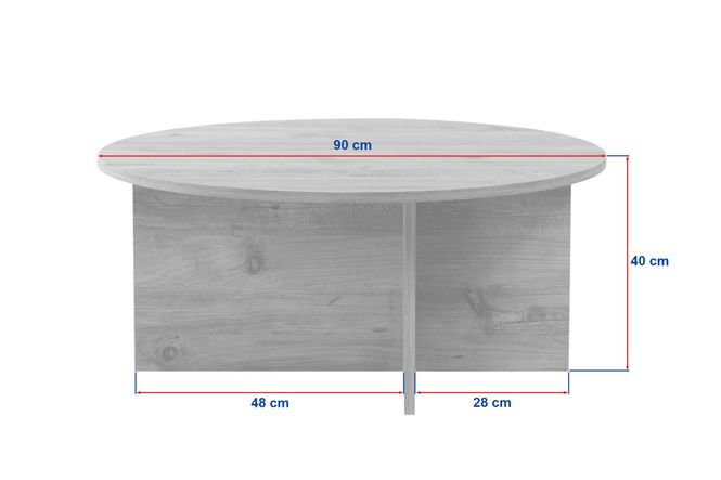 Hovedbilde Nordure Soleil sofabord – Venezia Walnut