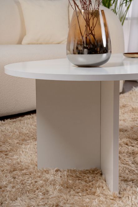 Hovedbilde Nordure Sable sofabord – hvit