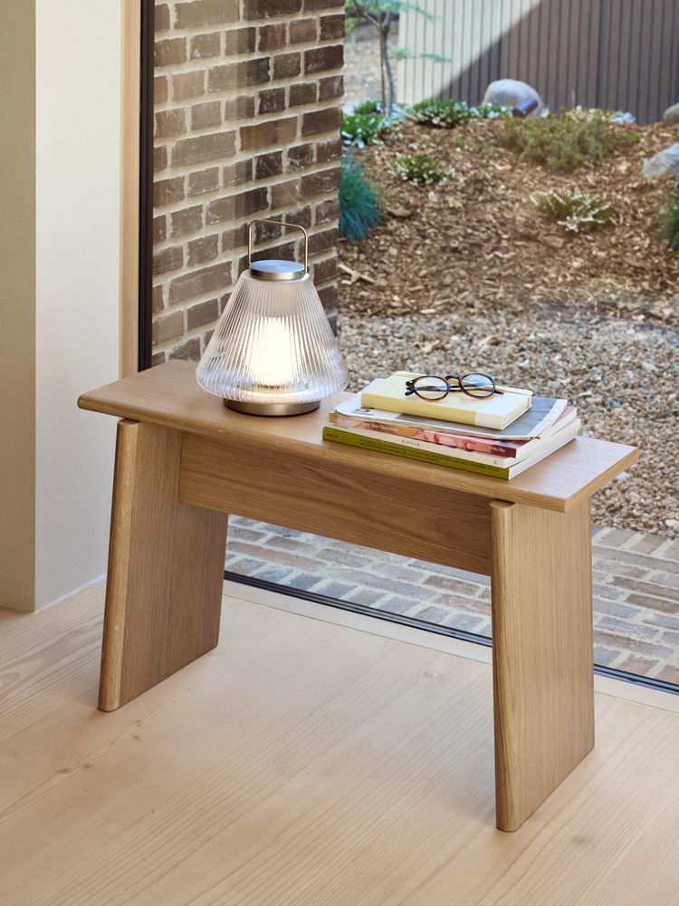 Hübsch Baenk skammel 80x31 cm – natur