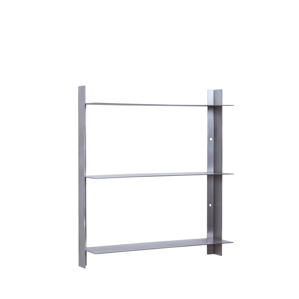 Hübsch Acier reol 41x11x46 cm – børstet stål