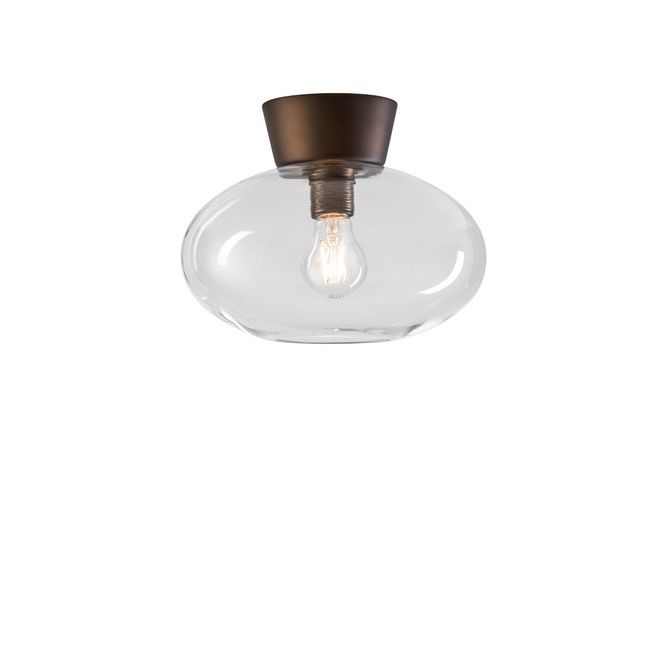 Hovedbilde Belid Bullo Ceiling Ø27cm E27 Oxide Clear Glass