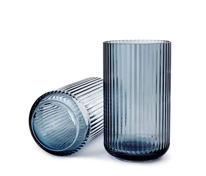 Hovedbilde Lyngby Porcelæn Vase glass 15 cm blå
