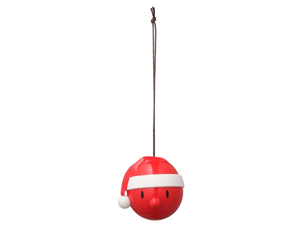 Hoptimist Santa Julekule Rød 2 stk