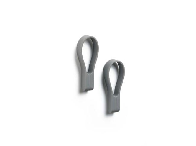 Hovedbilde Zone Denmark Loop Magnet Håndklestropp Grå 2 stk