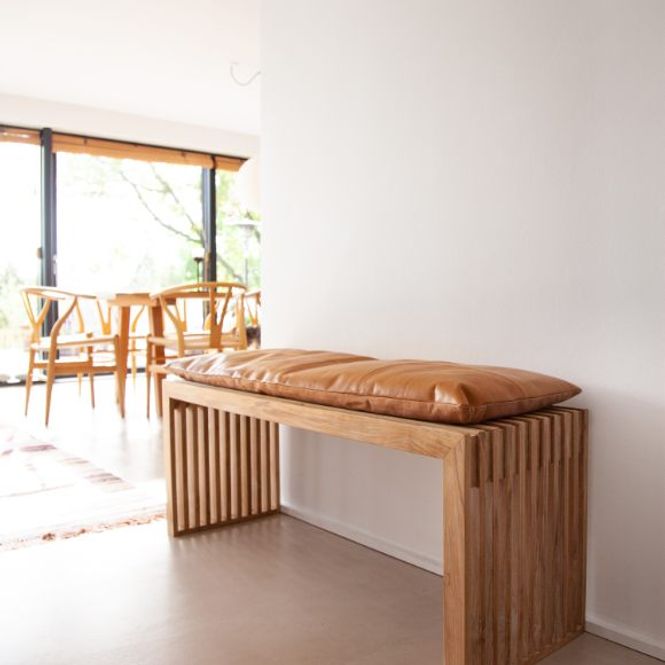 Hovedbilde Cinas Rib Benk 3 seter Teak