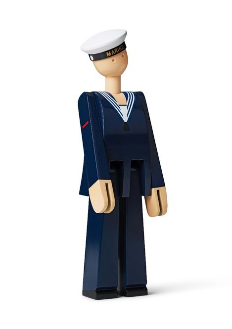 Hovedbilde Kay Bojesen Marine mørk blå/hvit
