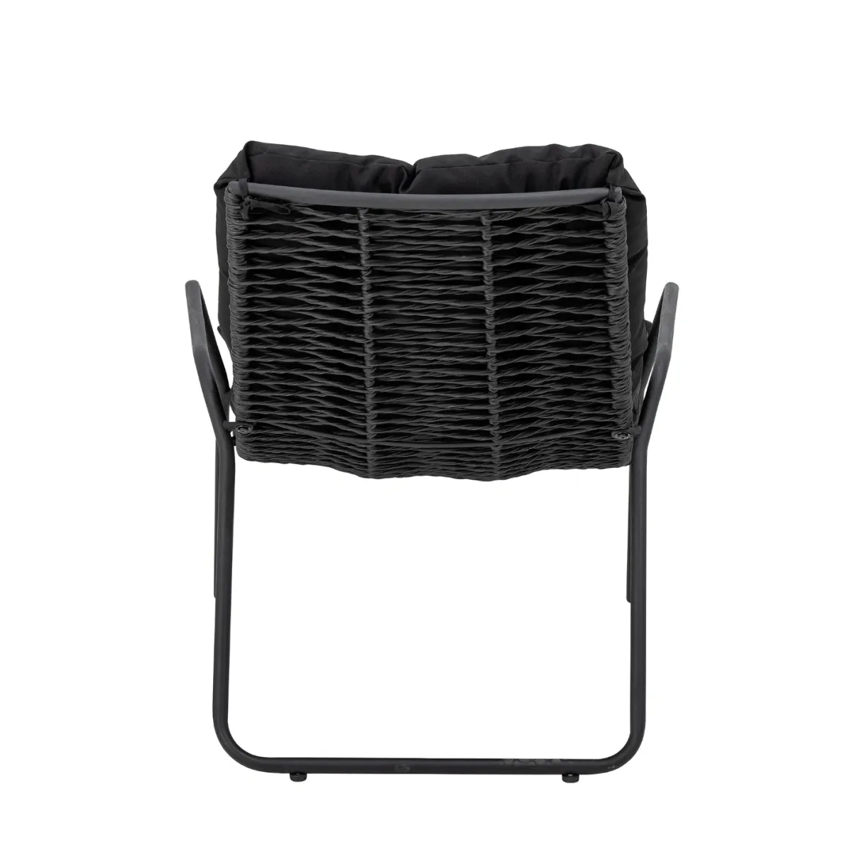Bloomingville Boel Loungestol med Fotskammel Sort