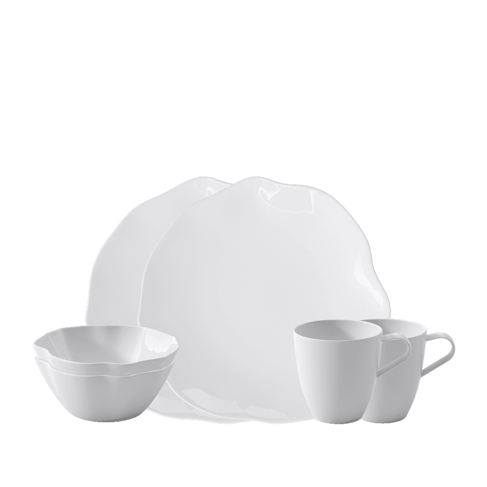 Villeroy & Boch Pura Frokostservise 6 deler Hvit