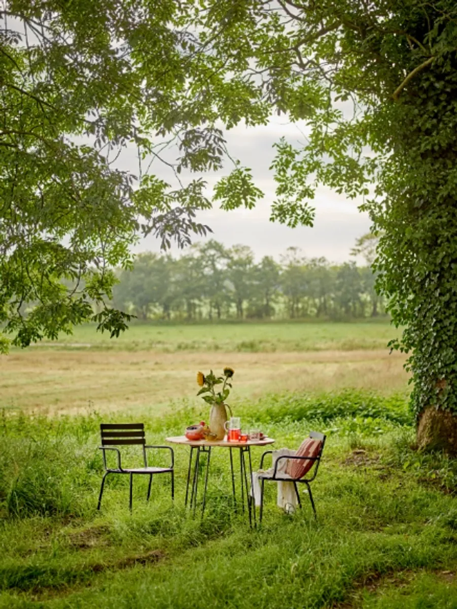 Bloomingville Monsi Utestol Sort