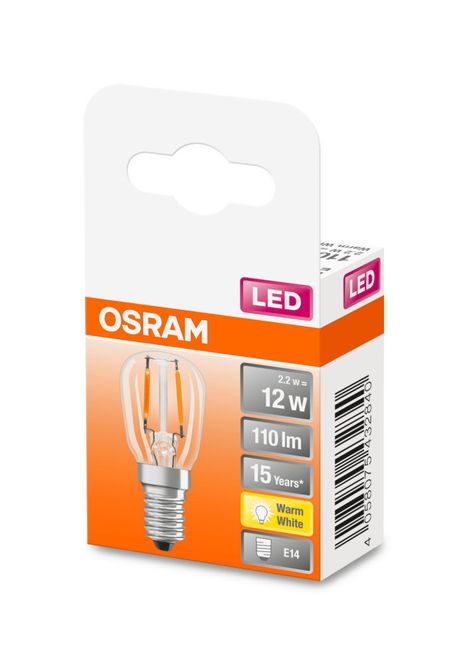 Hovedbilde Osram Lyspære LED Mini, T26 10 E14, klar