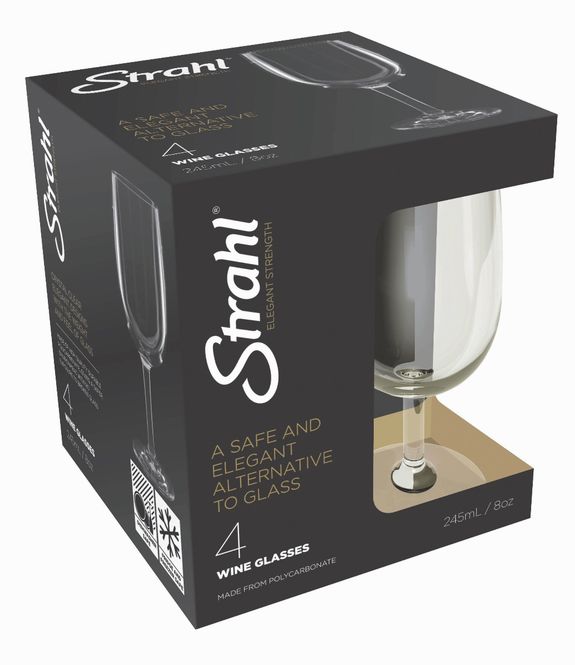 Hovedbilde Strahl Vinglass 245ml 4pk