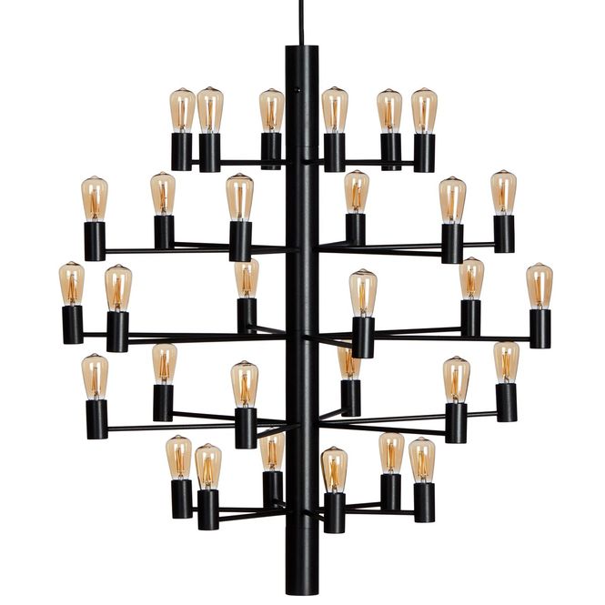 Hovedbilde Herstal Manola 30 Sort LED (inkl lyspærer!)