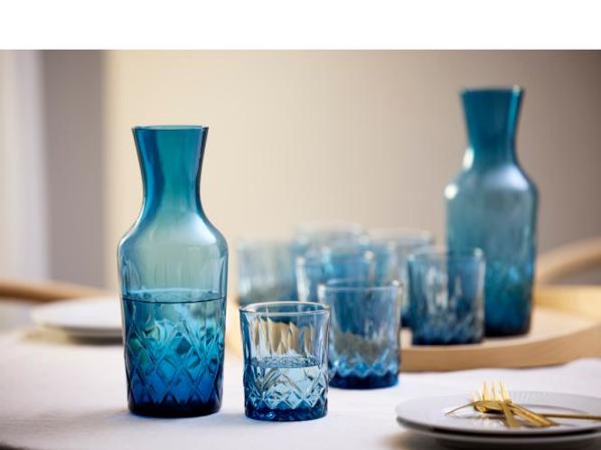 Hovedbilde Lyngby Glas Sorrento Vannkaraffel 1L Blå