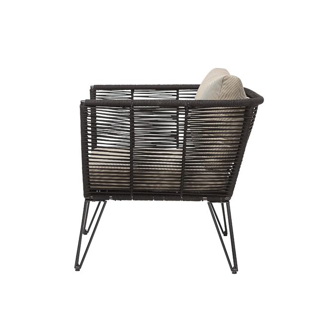 Hovedbilde Bloomingville Mundo Loungestol Sort 2 stk