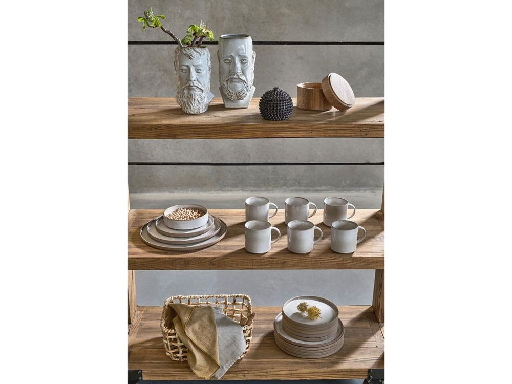 Villa Collection Vase/Blomsterpotte Hvit H26 cm
