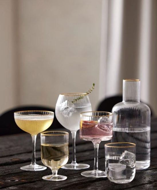 Hovedbilde Lyngby Glass Palermo Gold Cocktailglass 4-pk 31,5 ...