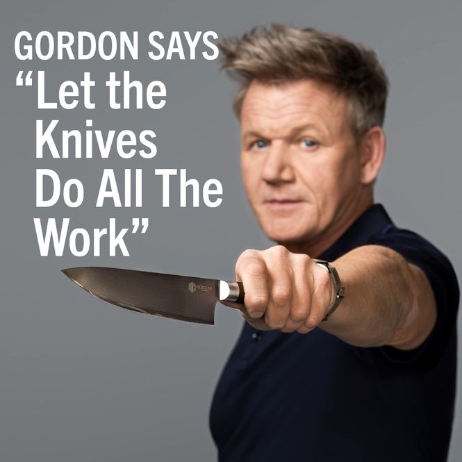 Hovedbilde Hexclad by Gordon Ramsay Biffknivsett 4stk