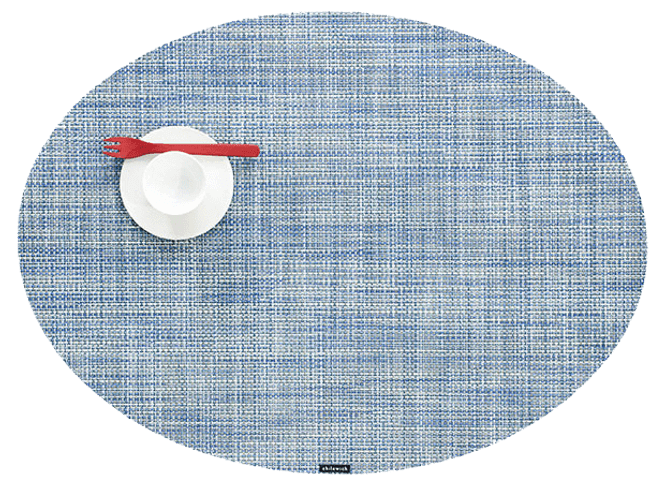 Hovedbilde Chilewich Servise Mini Basketwave Oval Chambray ...