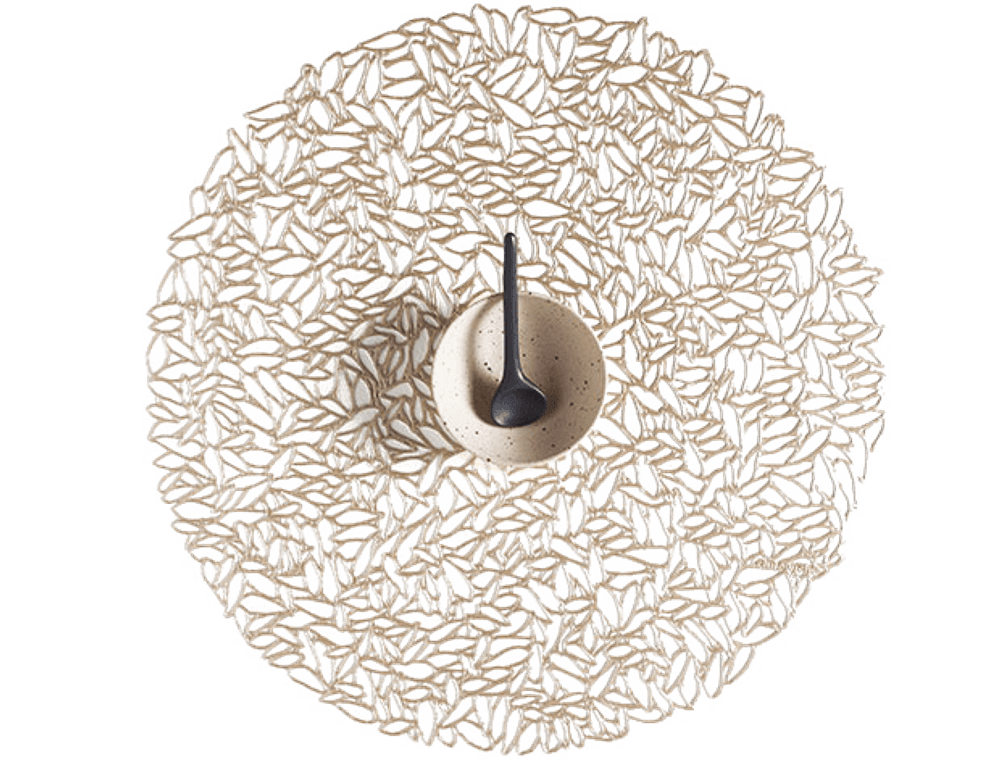 Chilewich Petal Servise Champagne 4stk