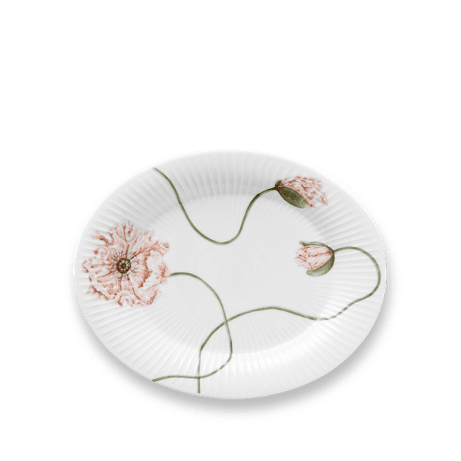Hovedbilde Kähler Poppy Ovalfat Hvit 22,5x28,5 cm