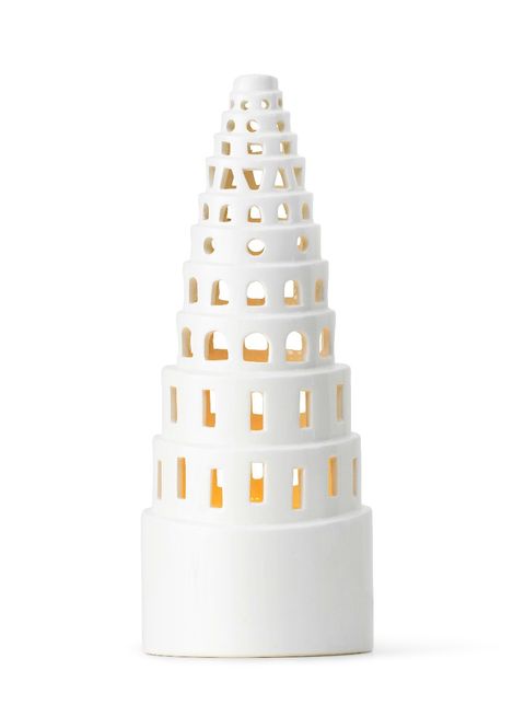Hovedbilde Kähler Urbania lyshus High tower hvit