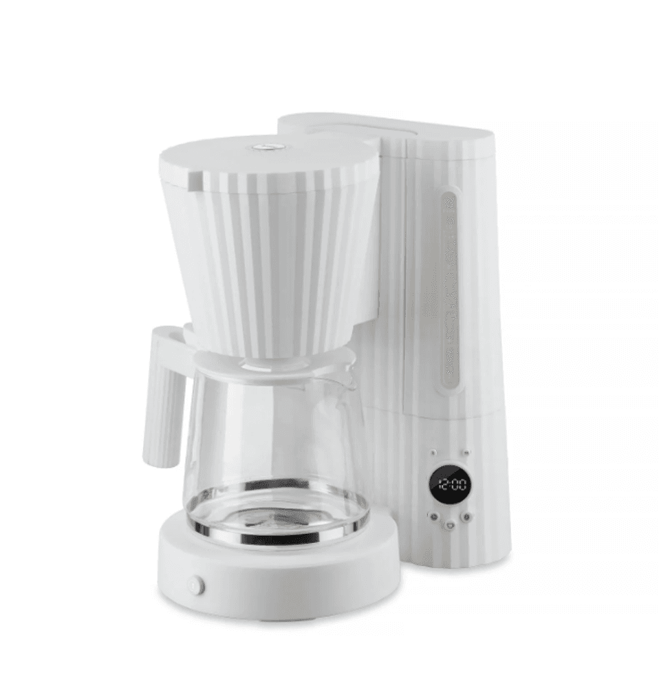 Alessi Plisse Kaffebrygger Hvit