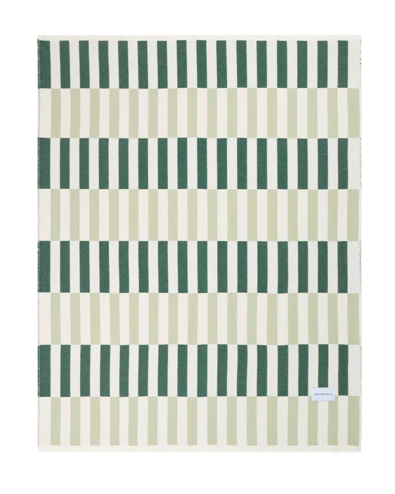 Maison Deux Tiles Pledd Salvie/Grønn