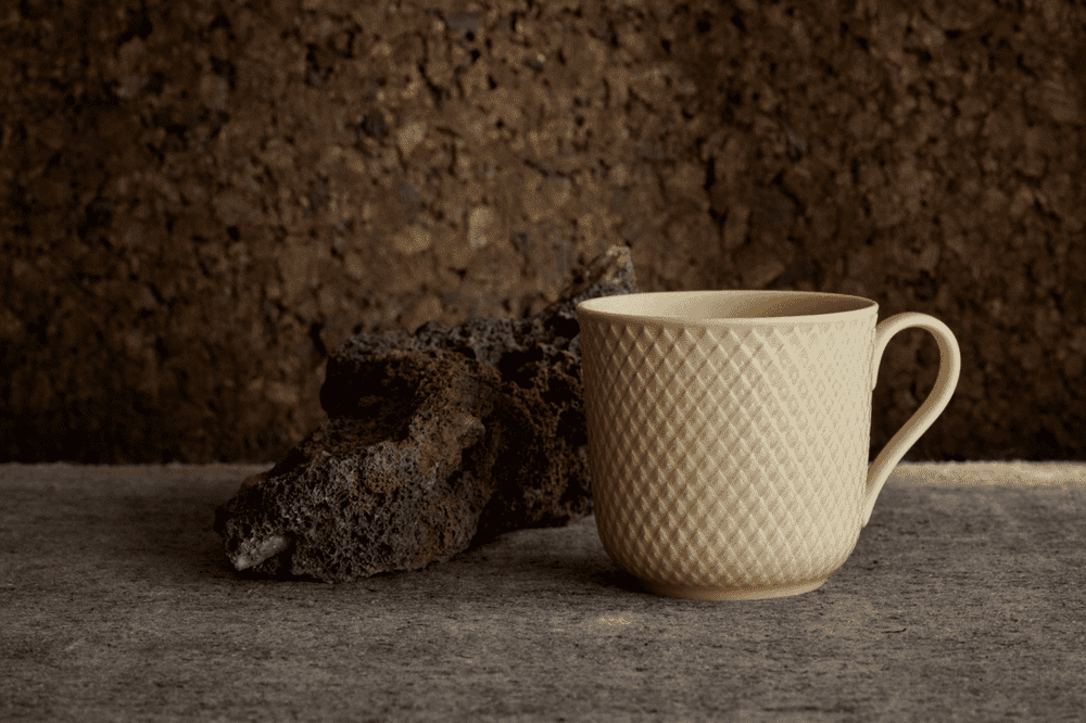 Lyngby Porcelæn Rhombe Earth Krus 2 pk Hvit/Grønn