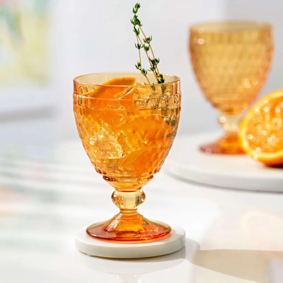 Villeroy & Boch Boston Vannglass m/stett 250 ml Gul