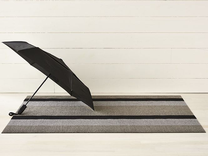 Hovedbilde Chilewich Dørmatte Bold Stripe Silver/Black