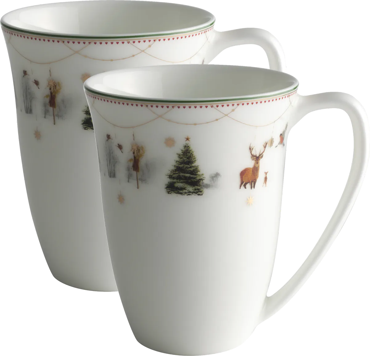Wik & Walsøe Julemorgen Story Krus 30 cl, 2 pk