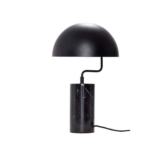 Hovedbilde Hübsch Poise bordlampe marmor svart