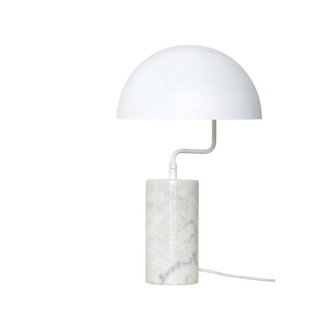 Hovedbilde Hübsch Bordlampe Marmor Hvit