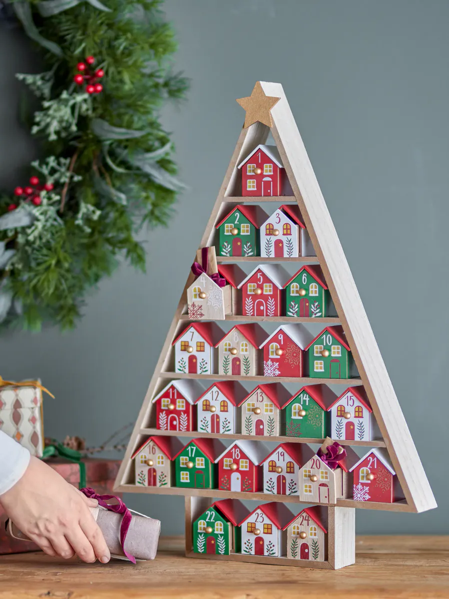 Bloomingville Calvin Julekalender Rød