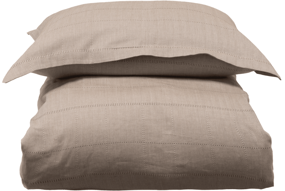 Halvor Bakke Briskeby sengesett 140×200 cm / 50×70 cm Kanel