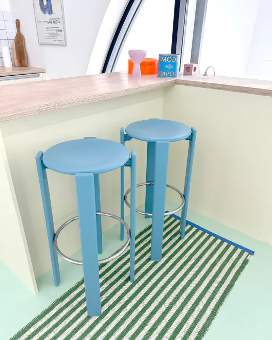 Hovedbilde Maison Deux Stripe Grass Teppe 70x200