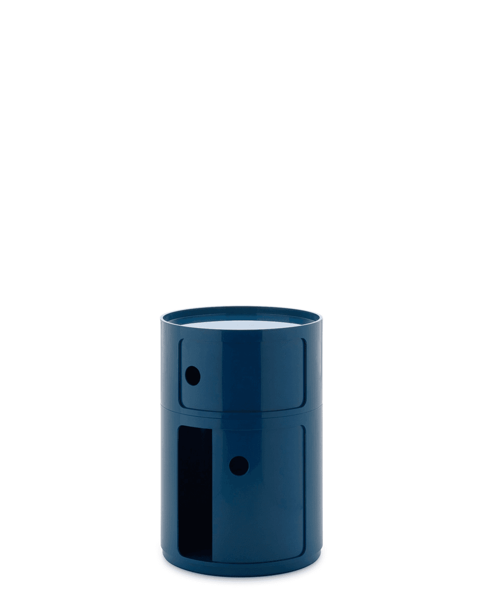 Kartell Componibili Big Oppbevaring med 2 rom Blue