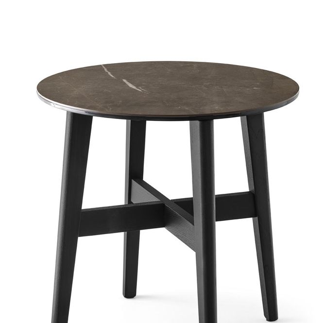 Hovedbilde Abrey Sofabord Matt svart ask / Bronse