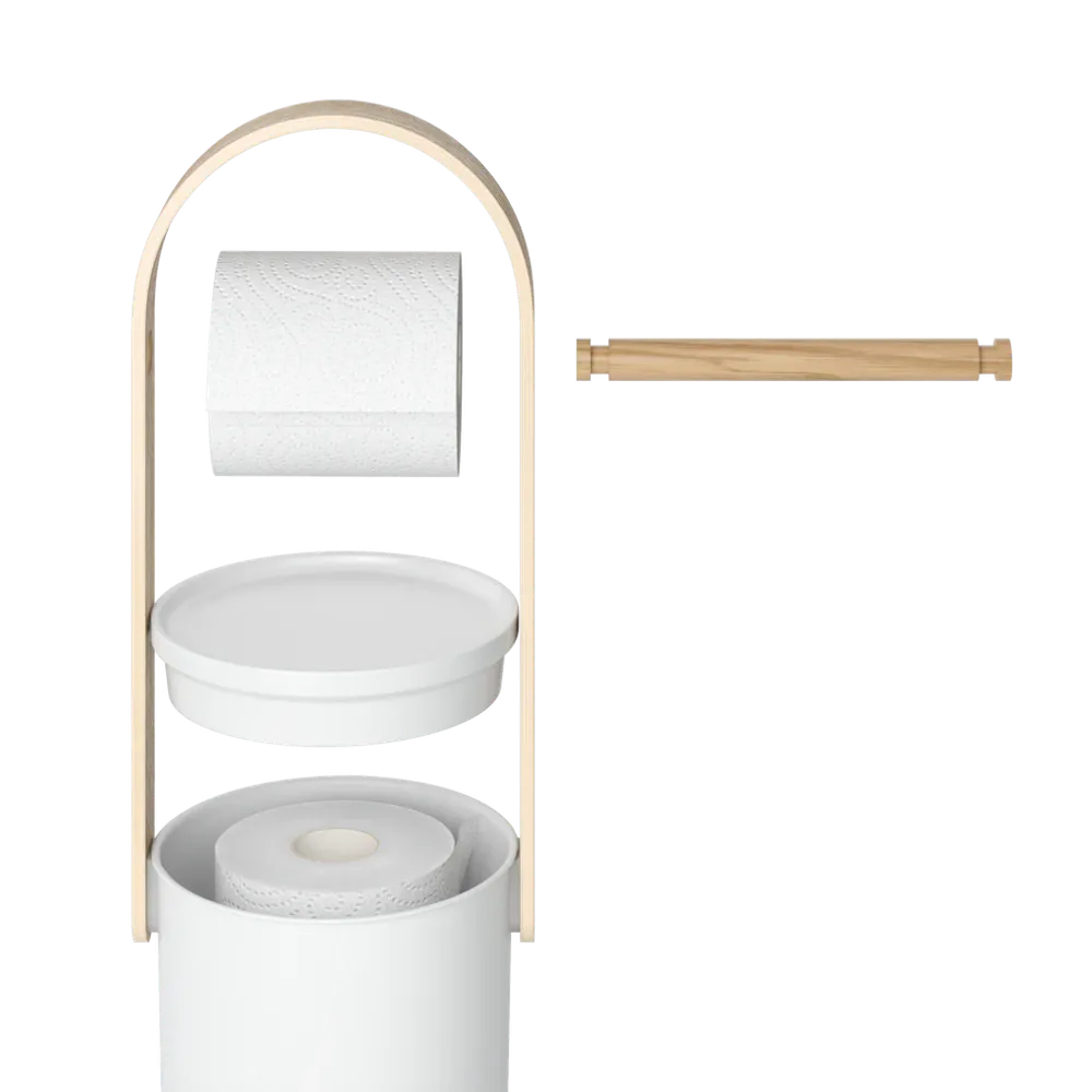 Umbra Bellwood Toalettrullholder Hvit/Natur
