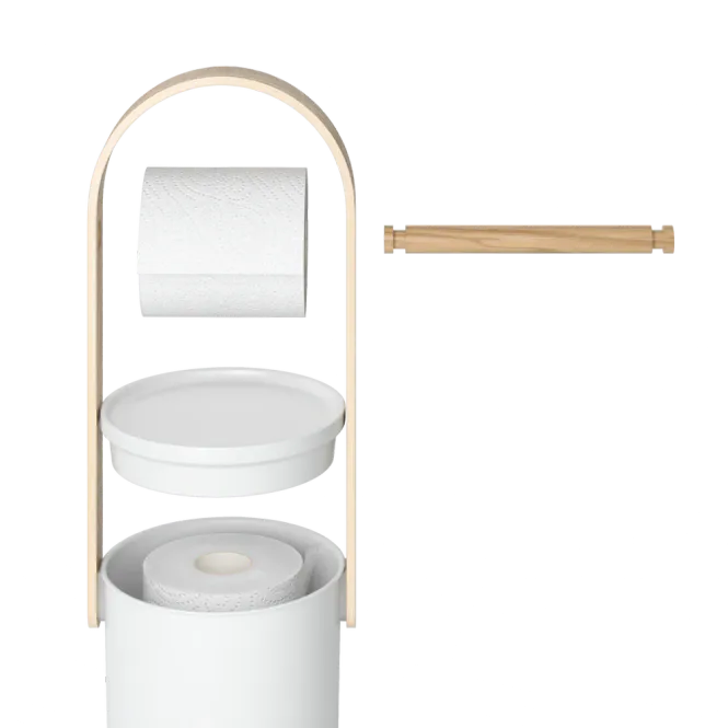 Hovedbilde Umbra Bellwood Toalettrullholder Hvit/Natur