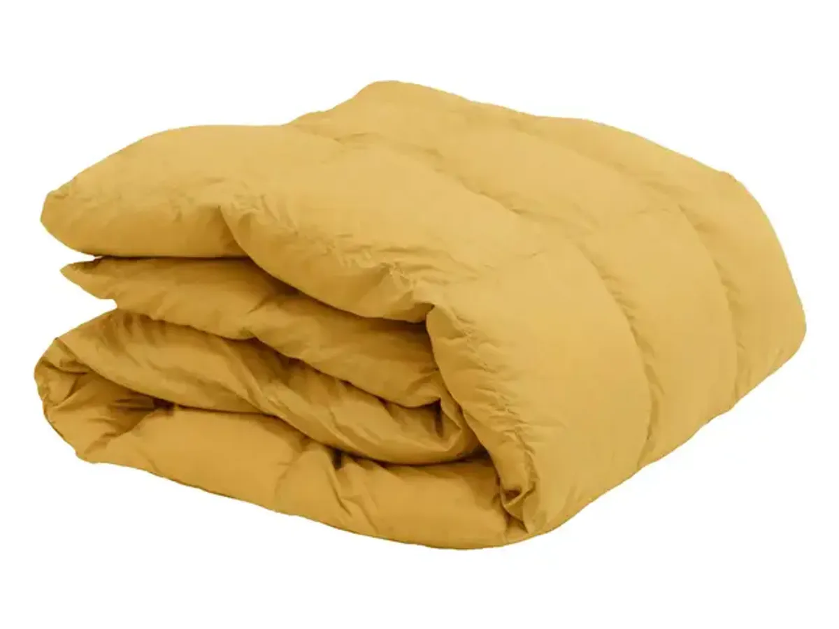 Norsk Dun Out&About Dunpledd 130x170 Gul